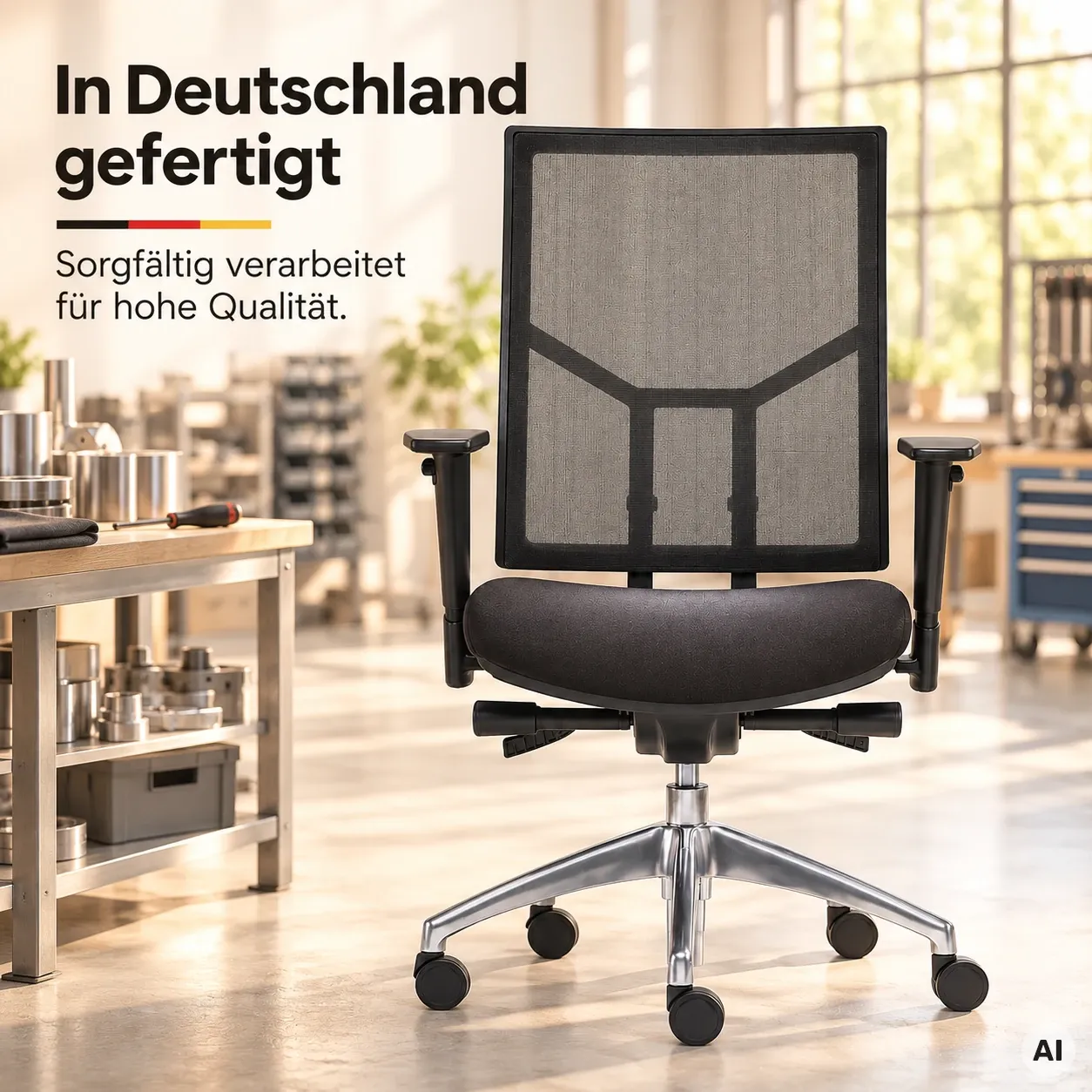 Ergo Net M - Ergonomischer Netz-Bürostuhl