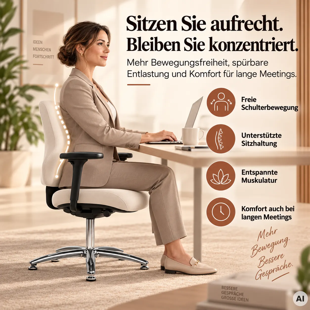 Ortholetic Balance ME - Ergonomischer Meetingstuhl